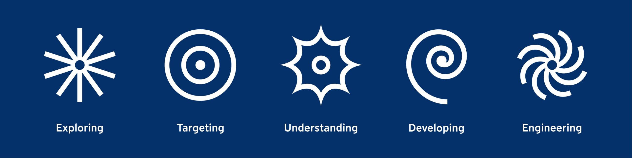 Symbols of the FAU key research priorities